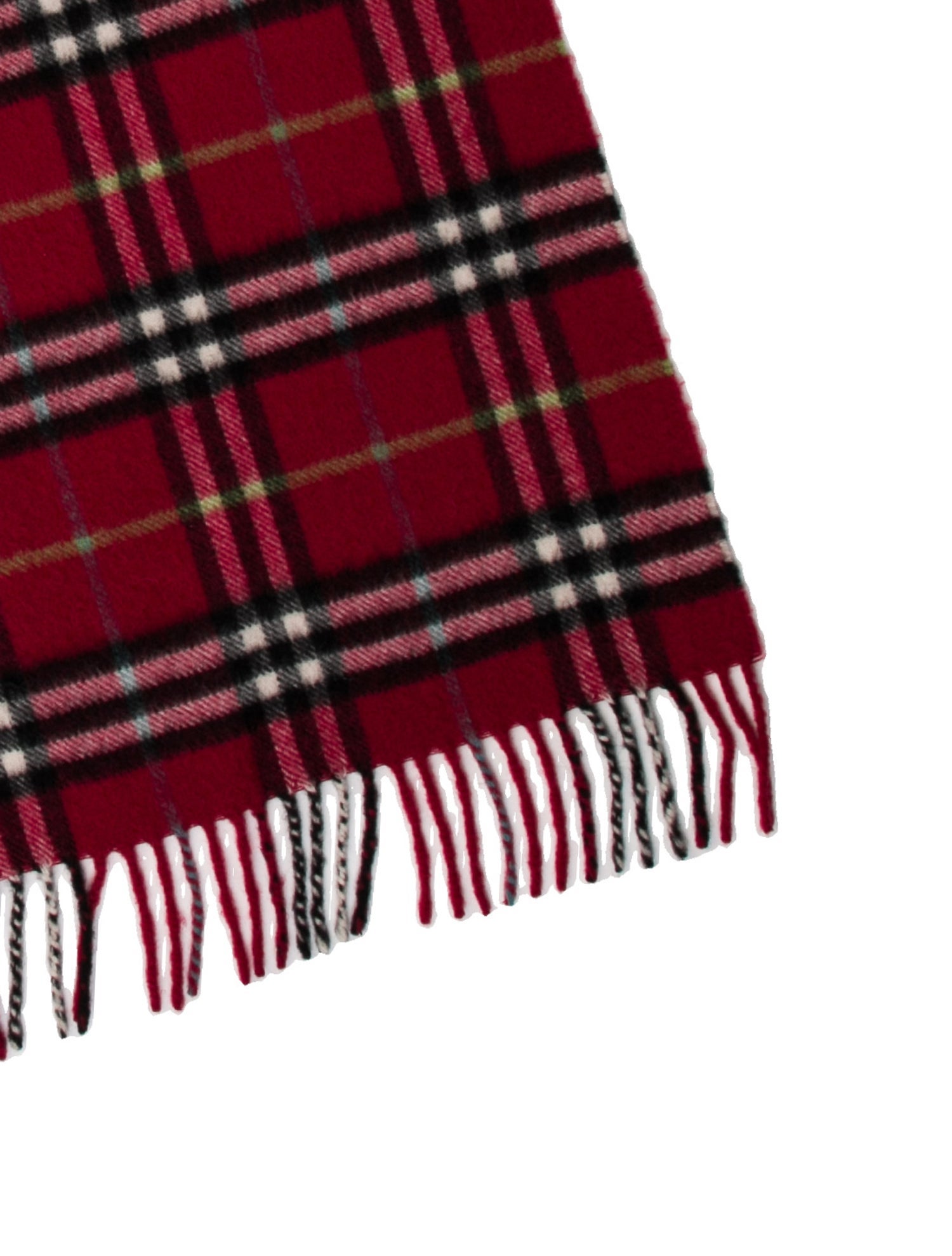 Burberry London Cashmere House Check Pattern Scarf
