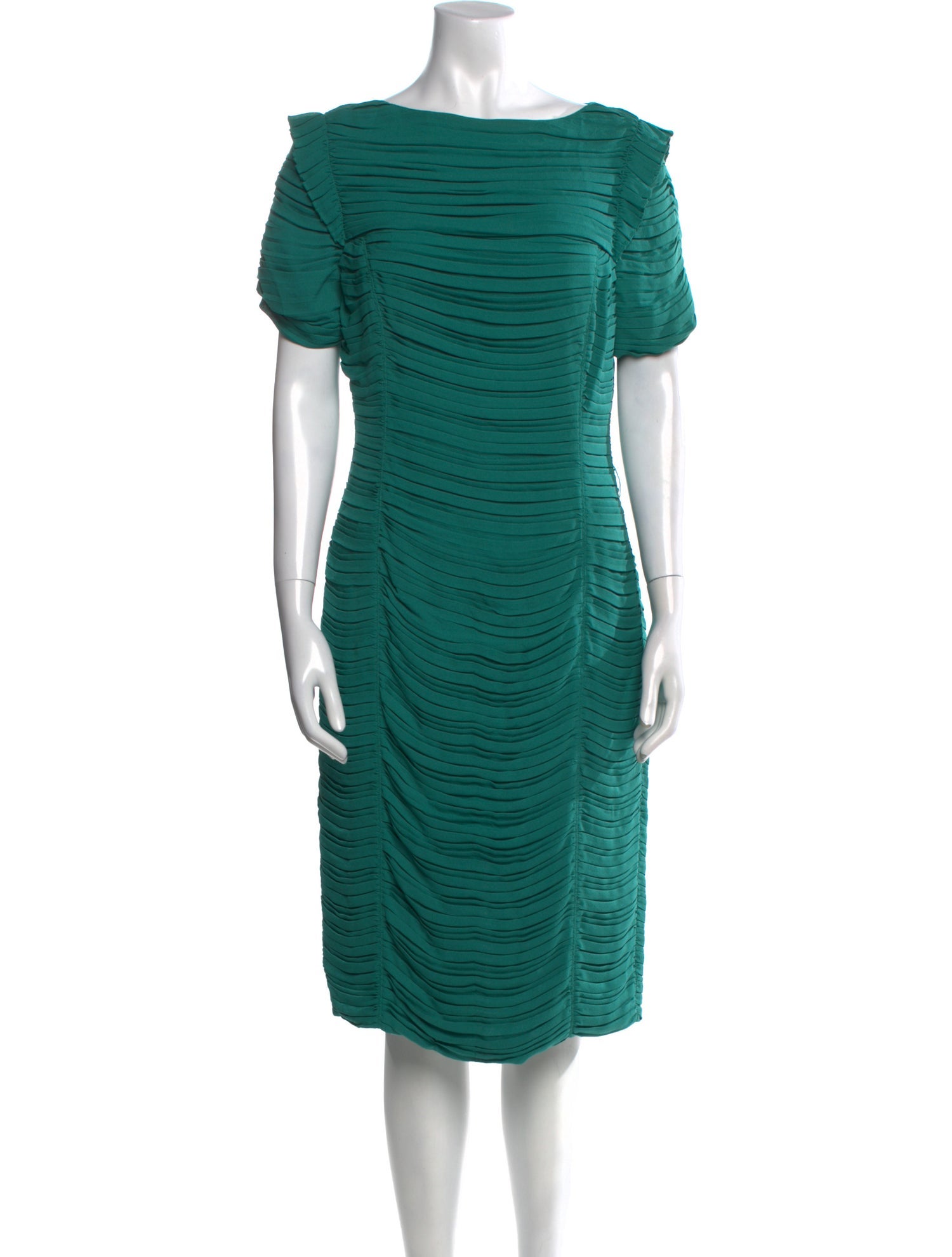 Burberry London Silk Midi Length Dress