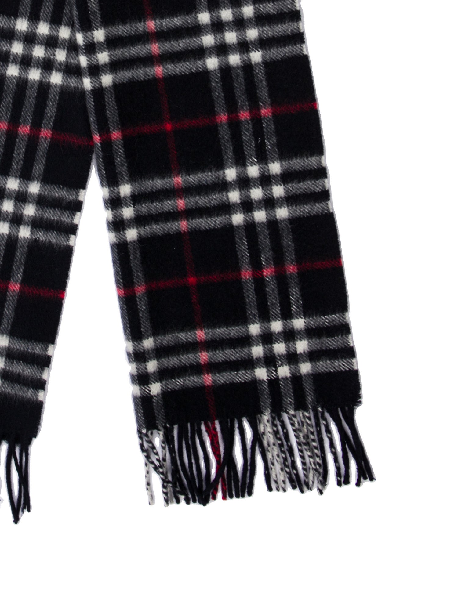 Burberry London Cashmere Nova Check Pattern Scarf