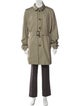 Burberry London Nova Check Pattern Trench Coat