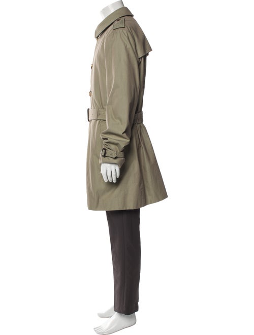 Burberry London Nova Check Pattern Trench Coat