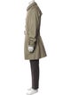 Burberry London Nova Check Pattern Trench Coat