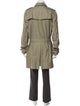 Burberry London Nova Check Pattern Trench Coat