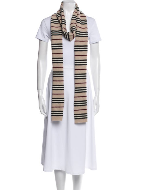 Burberry London Lambswool Striped Scarf