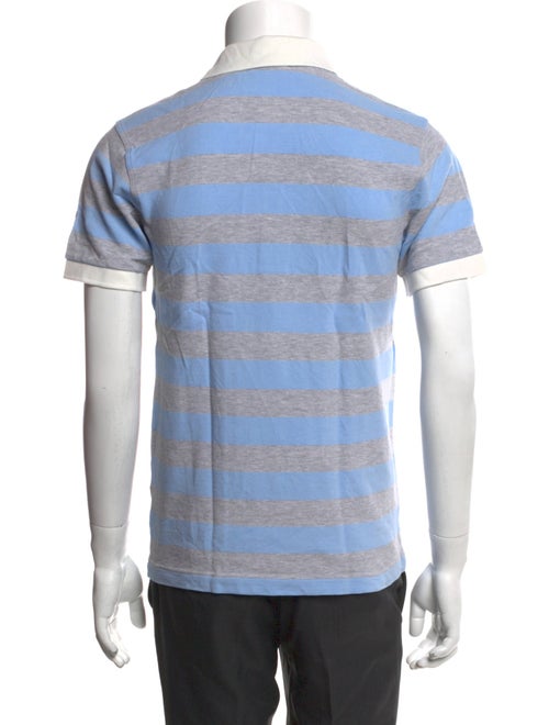 Burberry London Striped Collar Polo Shirt