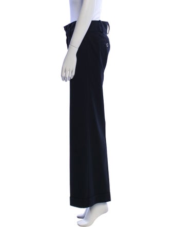 Burberry London Wool Wide Leg Pants