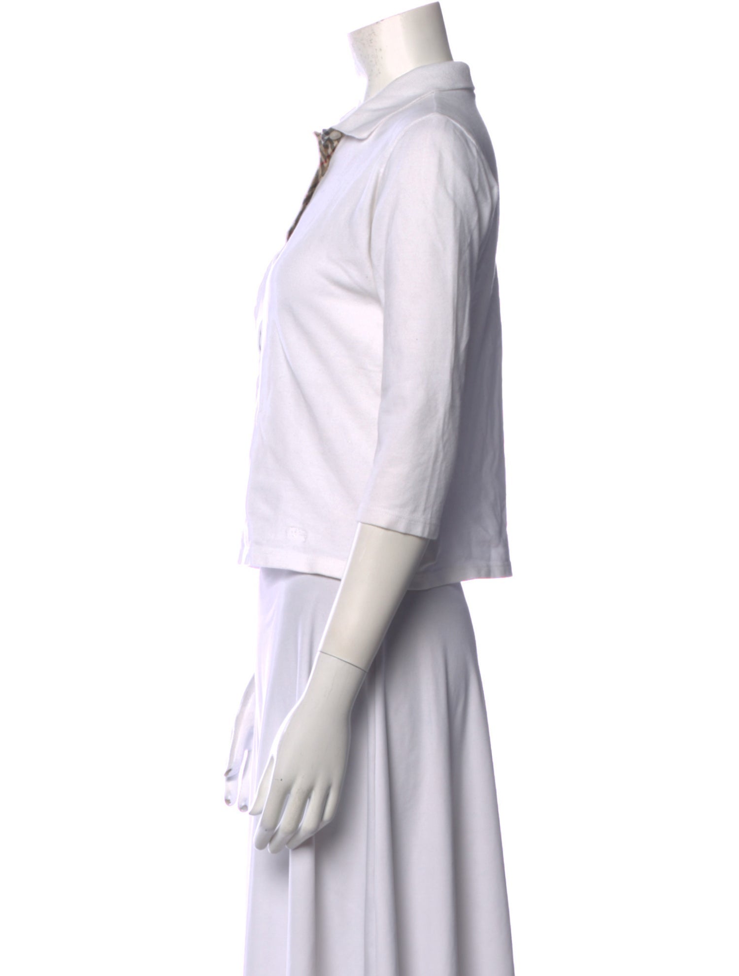 Burberry London Three-Quarter Sleeve Polo