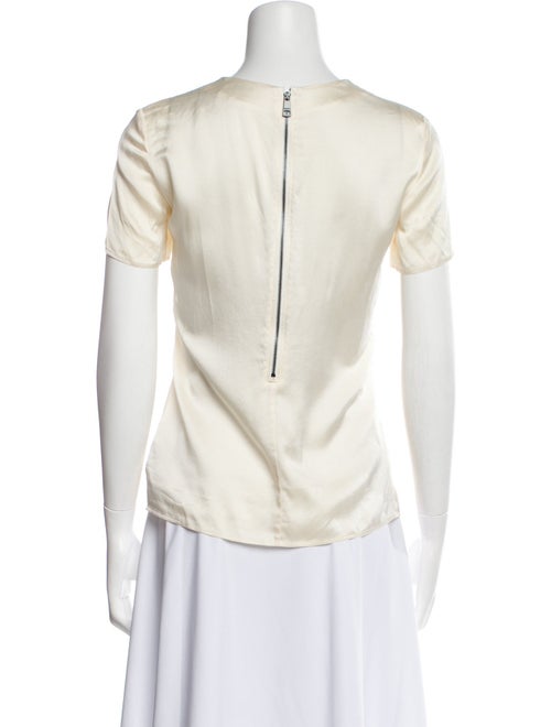 Burberry London Silk V-Neck Top