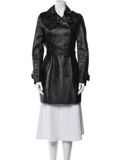 Burberry London Lambskin Trench Coat