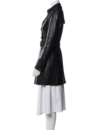 Burberry London Lambskin Trench Coat