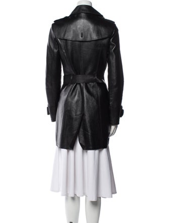 Burberry London Lambskin Trench Coat