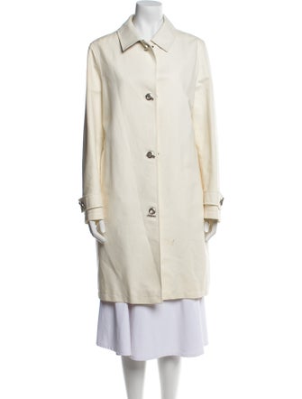 Burberry London Linen Trench Coat
