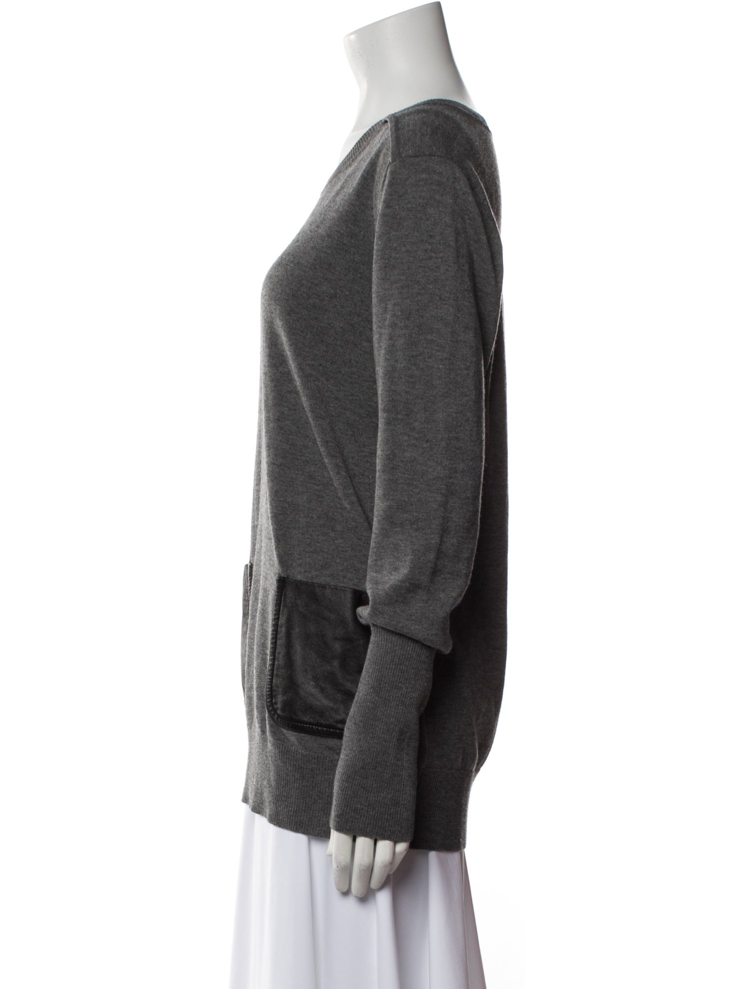 Burberry London Wool Scoop Neck Sweater