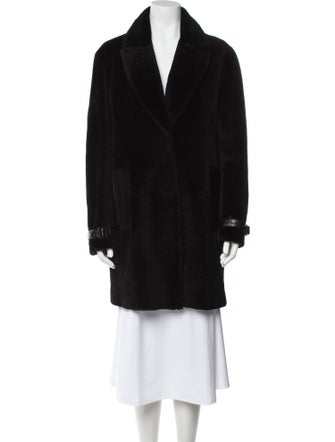 Burberry London Shearling Fur Coat