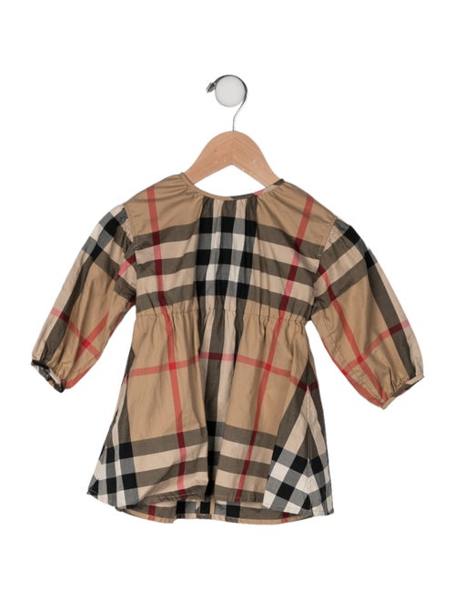 Burberry London Nova Check Long Sleeve Dress