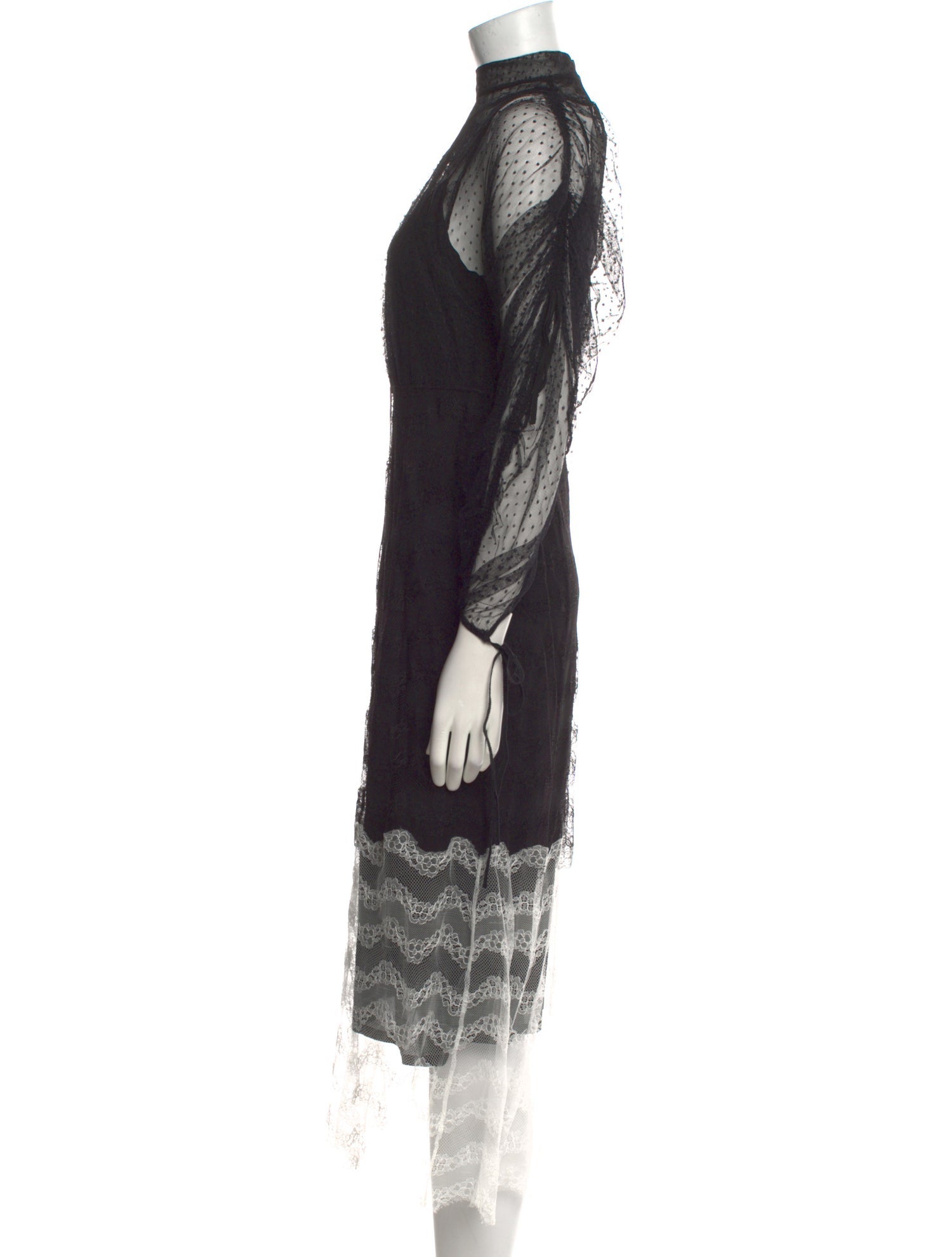 Burberry London Nylon Midi Length Dress