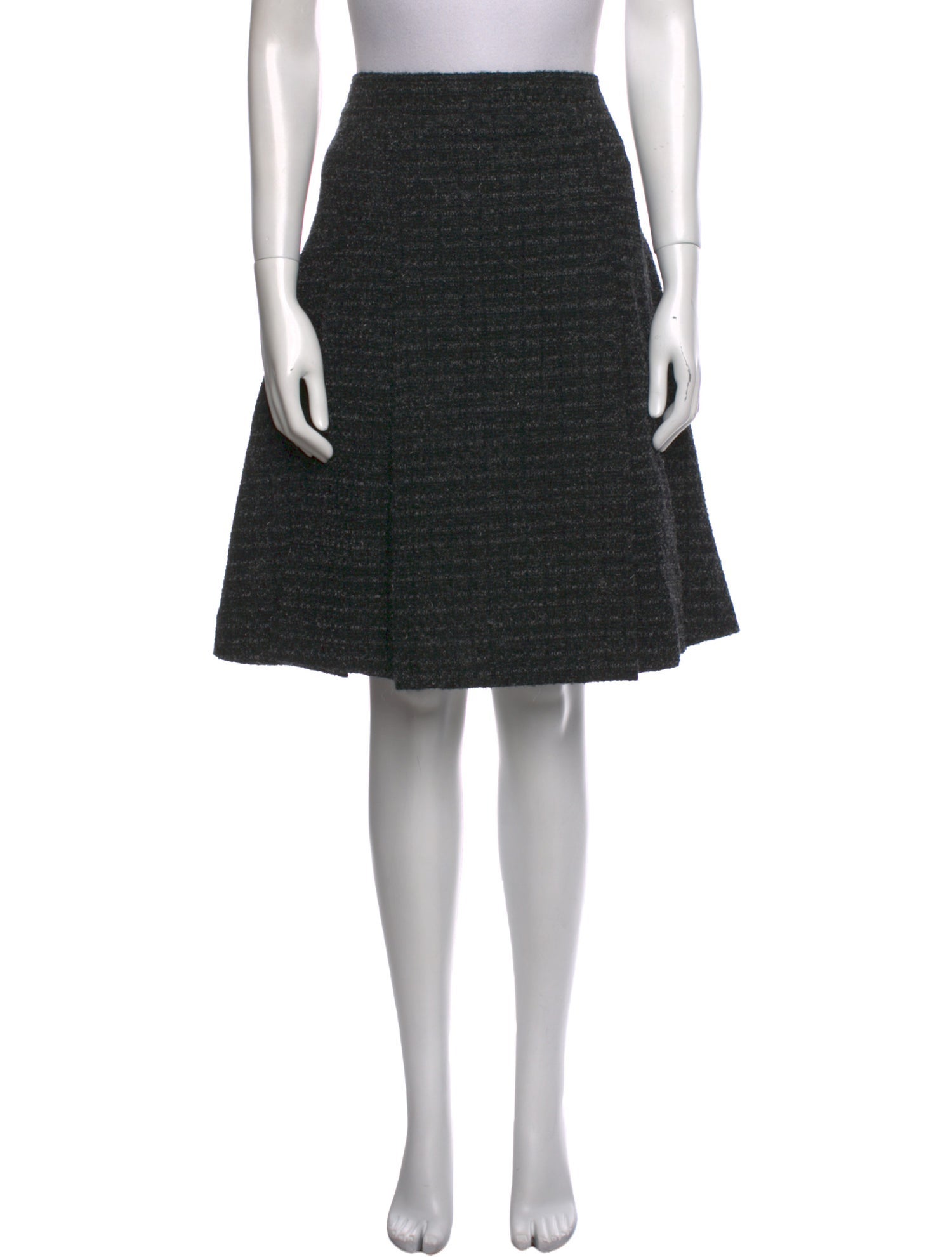 Burberry London Wool Knee-Length Skirt