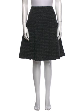Burberry London Wool Knee-Length Skirt