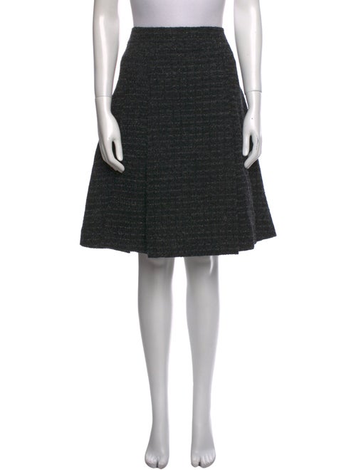 Burberry London Wool Knee-Length Skirt