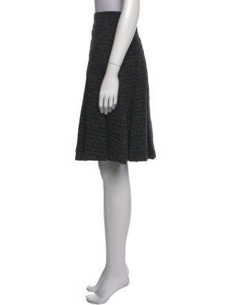 Burberry London Wool Knee-Length Skirt