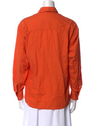 Burberry London Long Sleeve Button-Up Top