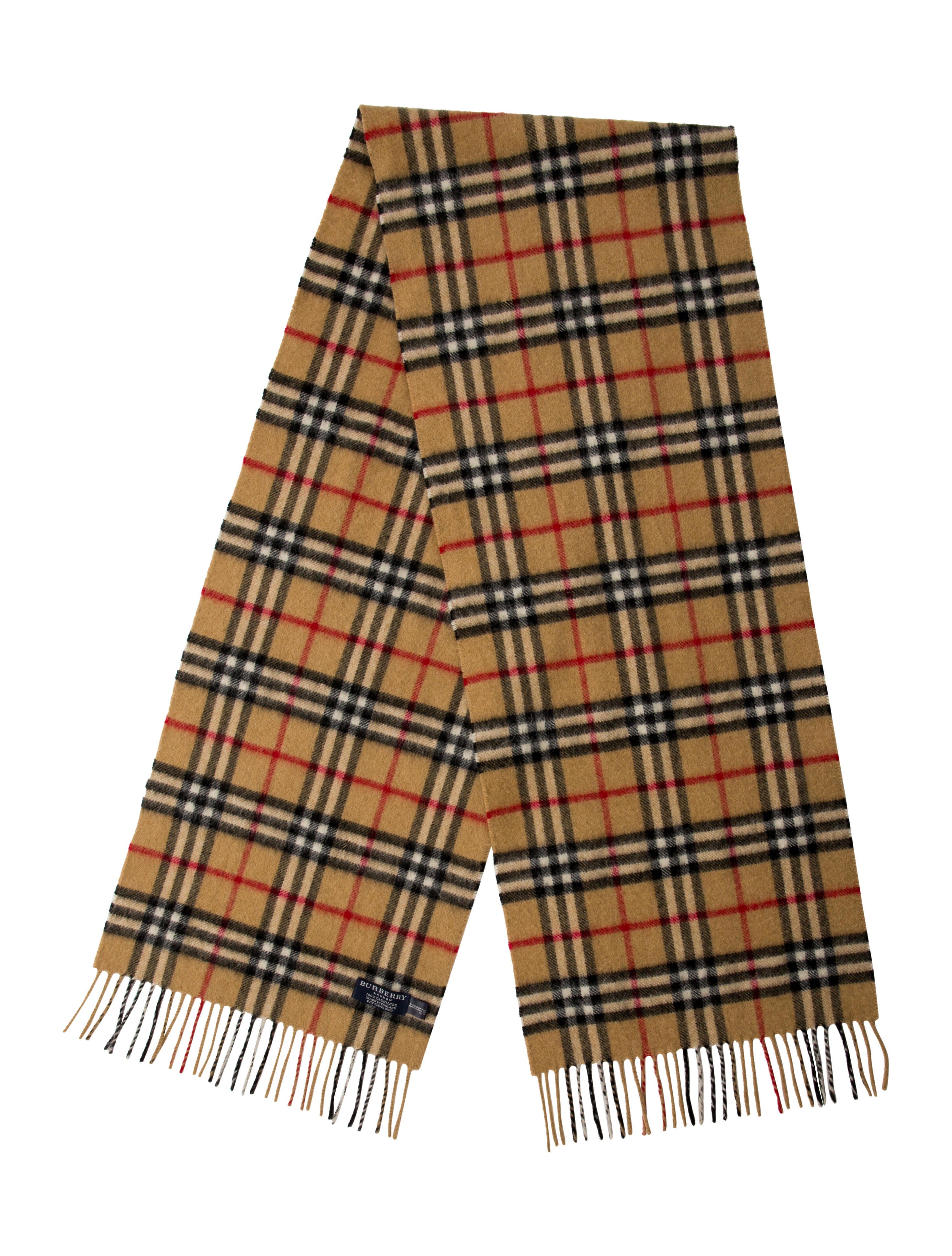 Burberry London Cashmere Striped Scarf