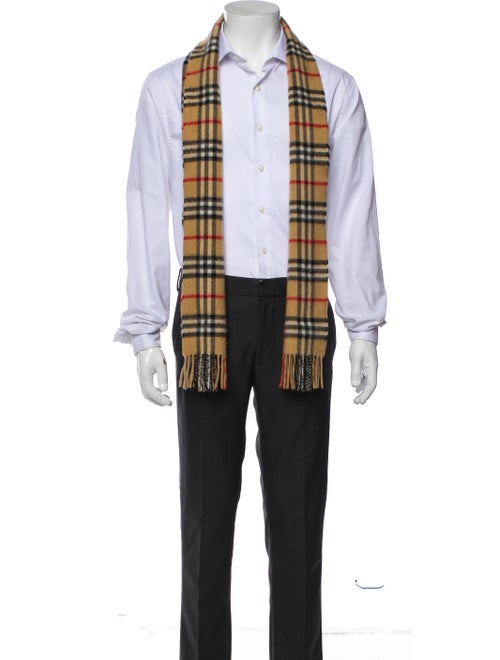 Burberry London Cashmere Striped Scarf