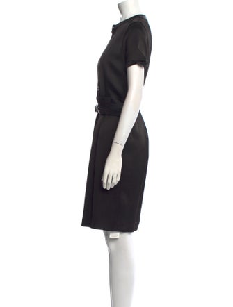 Burberry London Crew Neck Knee-Length Dress