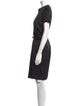 Burberry London Crew Neck Knee-Length Dress