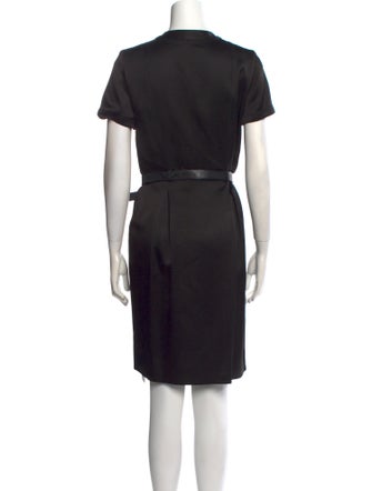 Burberry London Crew Neck Knee-Length Dress