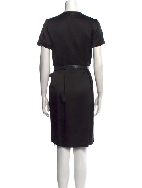 Burberry London Crew Neck Knee-Length Dress