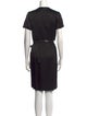 Burberry London Crew Neck Knee-Length Dress