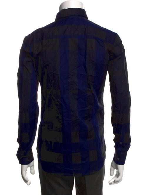 Burberry London Exploded Check Pattern Long Sleeve Shirt