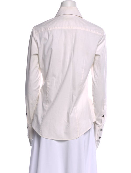 Burberry London Long Sleeve Button-Up Top