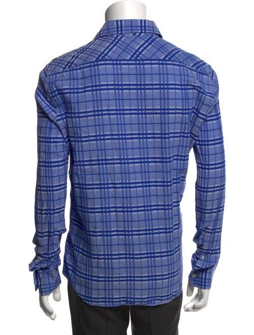 Burberry London House Check Pattern Long Sleeve Shirt