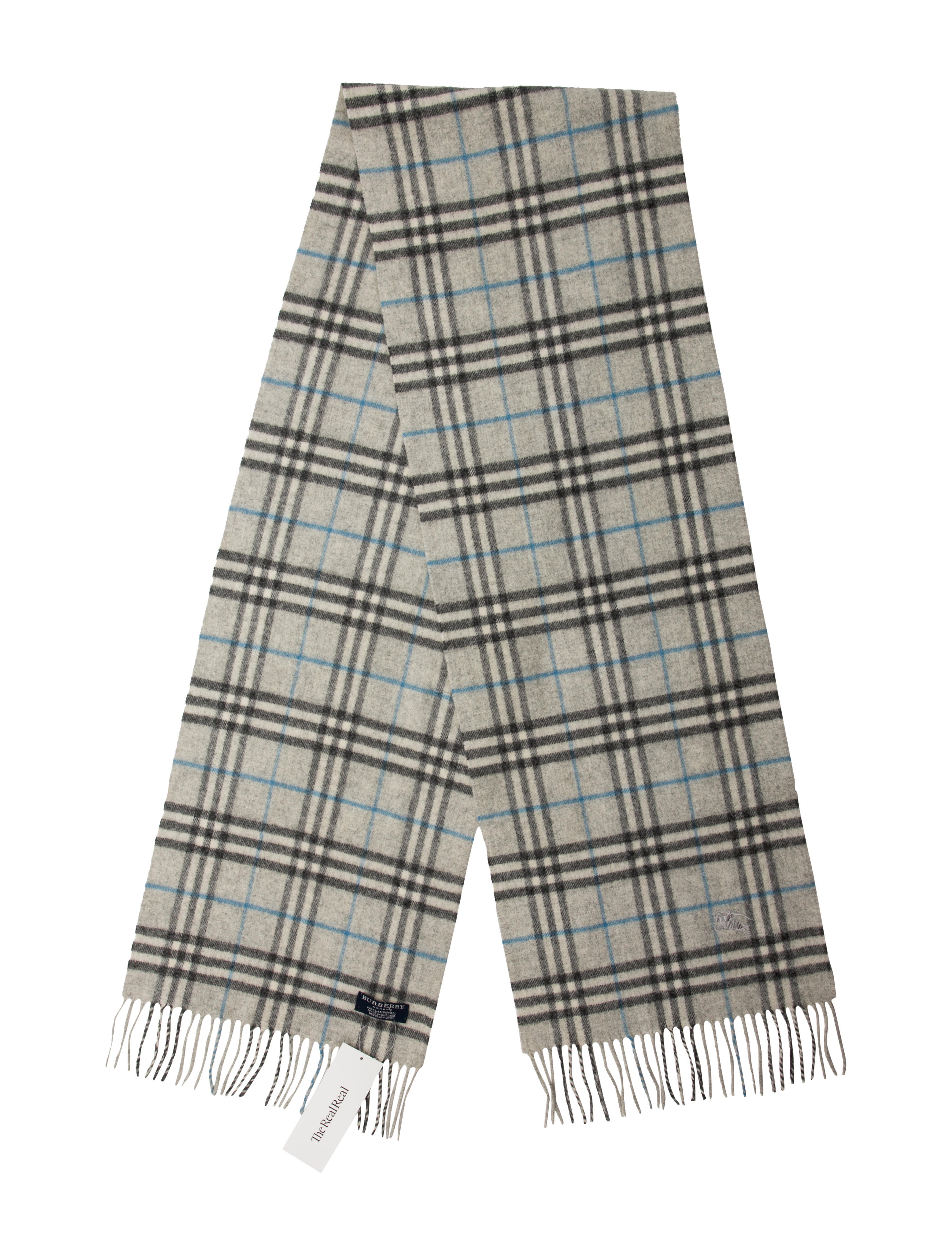 Burberry London Cashmere House Check Pattern Scarf