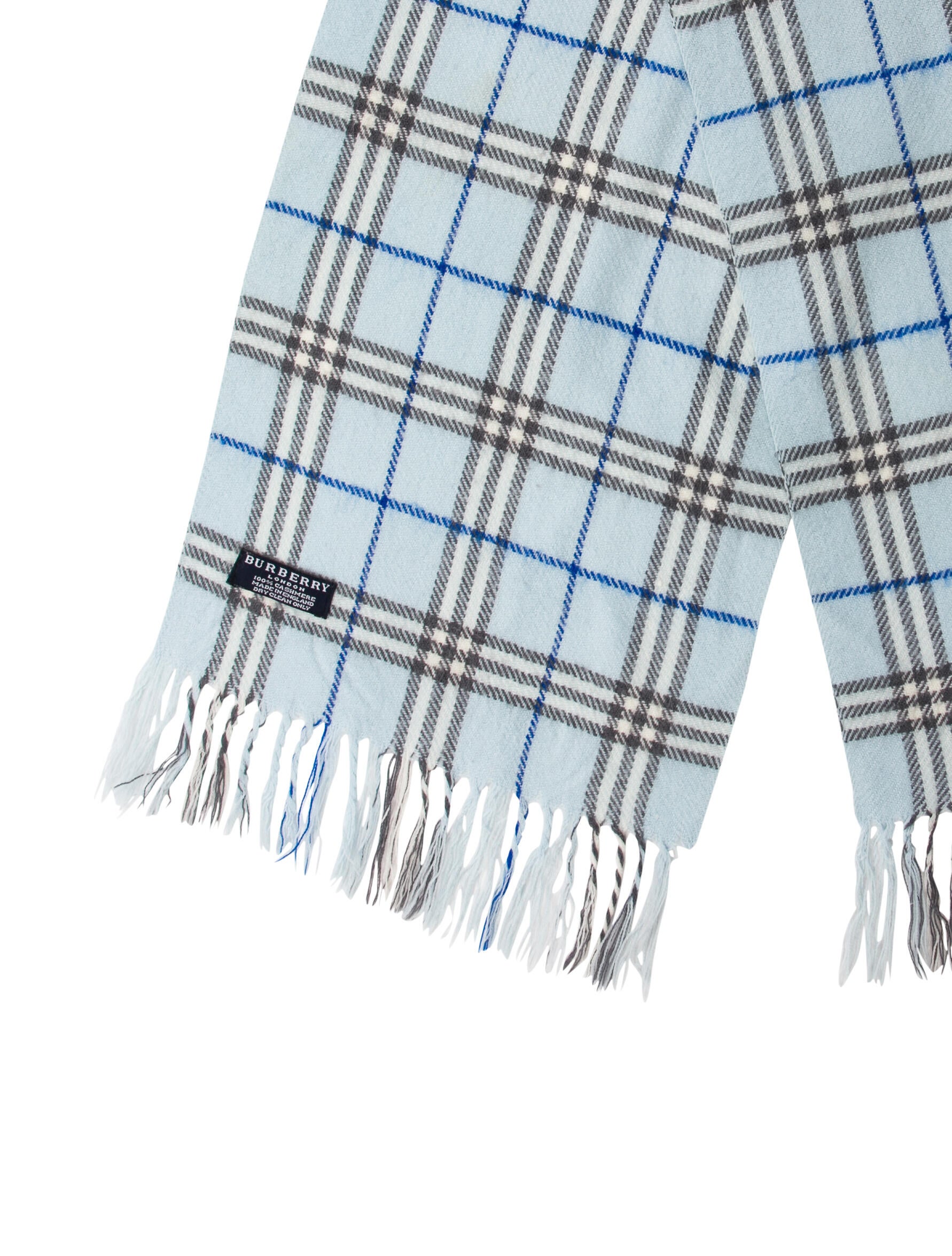 Burberry London Cashmere Striped Scarf