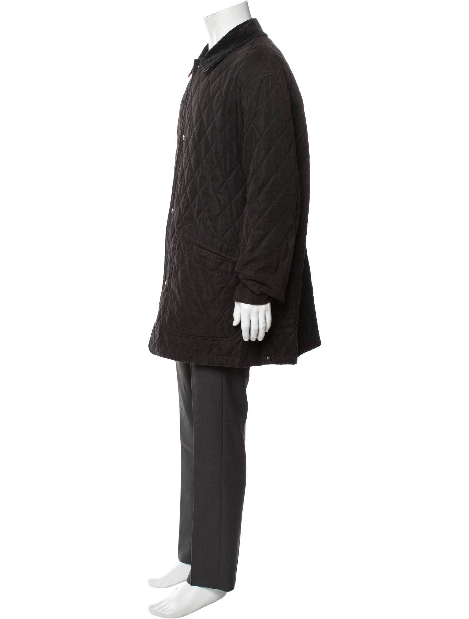 Burberry London House Check Pattern Overcoat