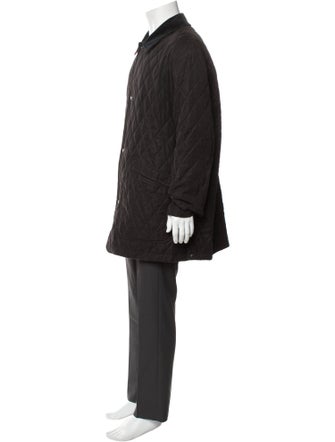 Burberry London House Check Pattern Overcoat