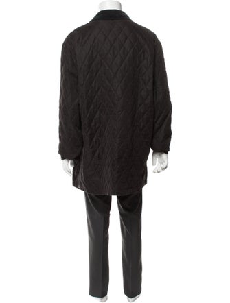 Burberry London House Check Pattern Overcoat