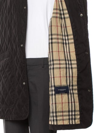 Burberry London House Check Pattern Overcoat