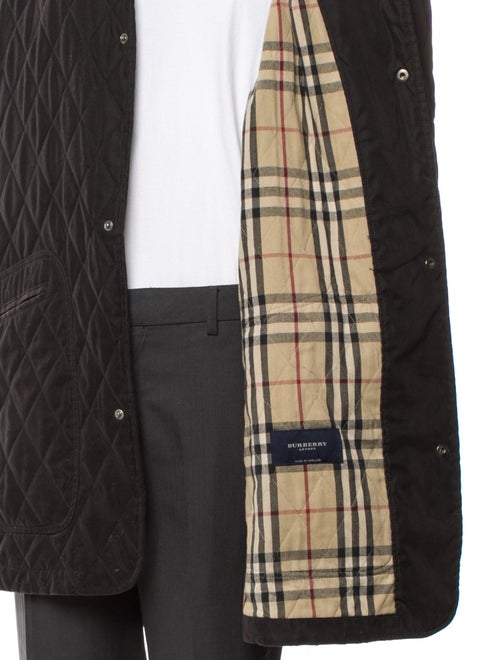 Burberry London House Check Pattern Overcoat