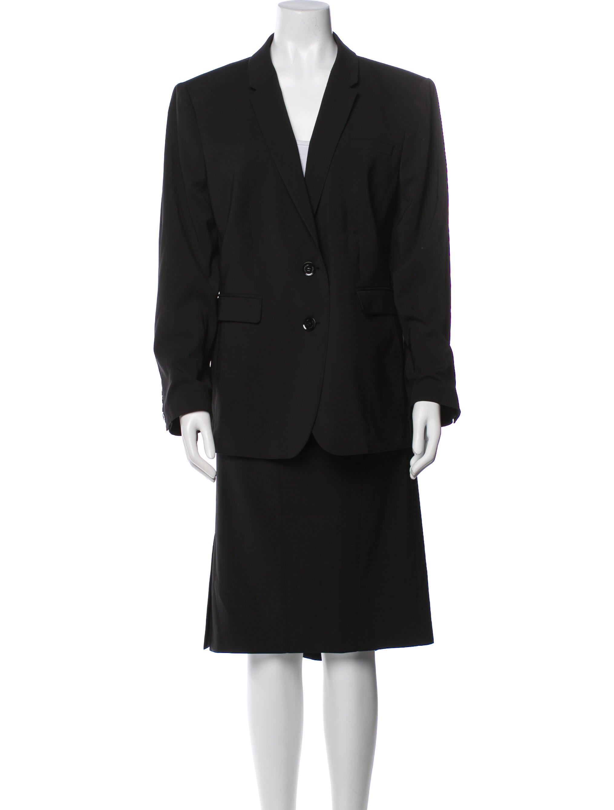 Burberry London Wool Skirt Suit