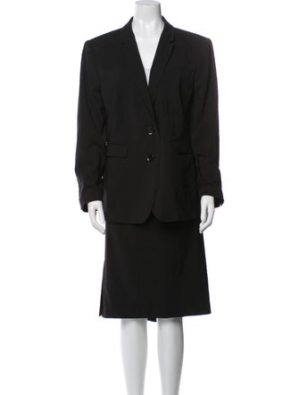 Burberry London Wool Skirt Suit