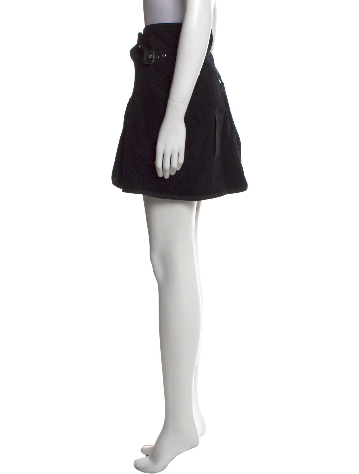 Burberry London Raw-Edge Trim Mini Skirt