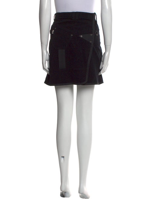 Burberry London Raw-Edge Trim Mini Skirt
