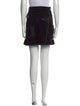 Burberry London Raw-Edge Trim Mini Skirt