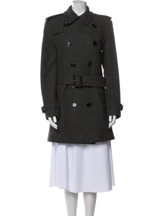 Burberry London Wool Trench Coat