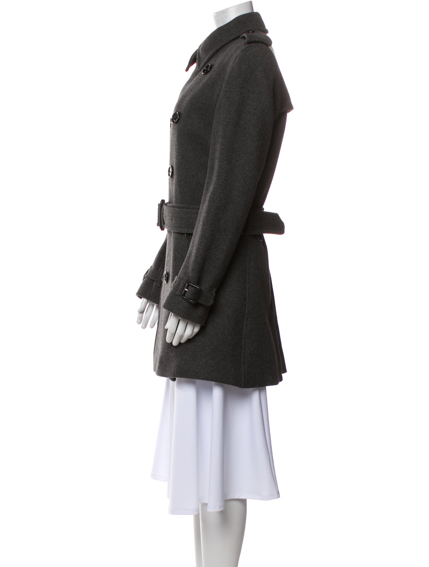 Burberry London Wool Trench Coat