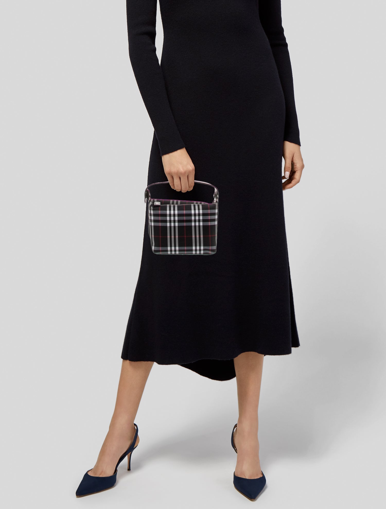 Burberry London House Check Top Handle Bag